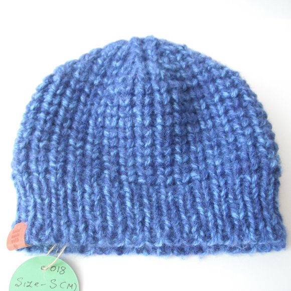 Hand Knitted Hat Toque Adult Size - S (M) Wool Unisex Color 018 Hand knit by me - Picture 7 of 9